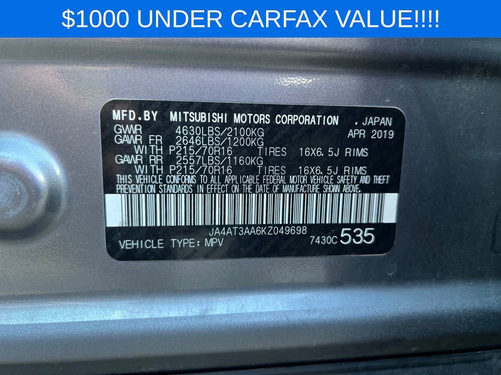 Used 2019 Mitsubishi Eclipse Cross ES image 30