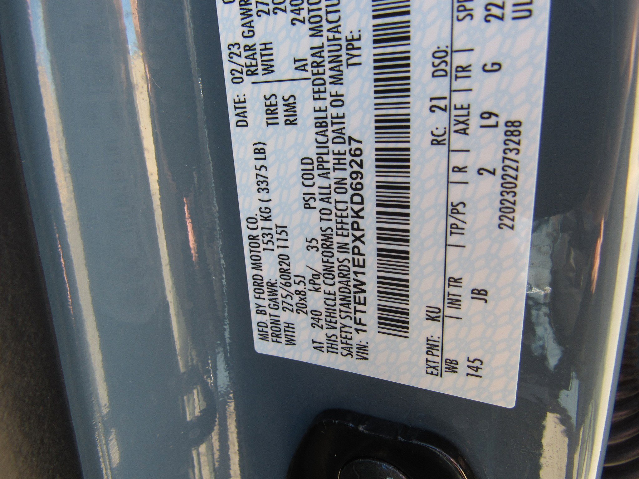 Used 2023 Ford F150 XL w/ STX Appearance Package image 27