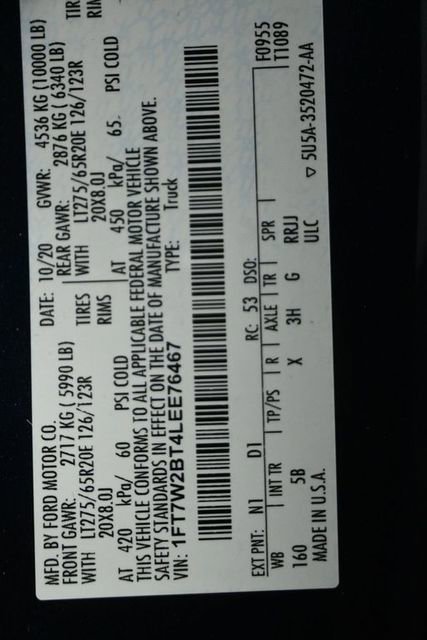 Certified 2020 Ford F250 Lariat w/ Chrome Package image 36