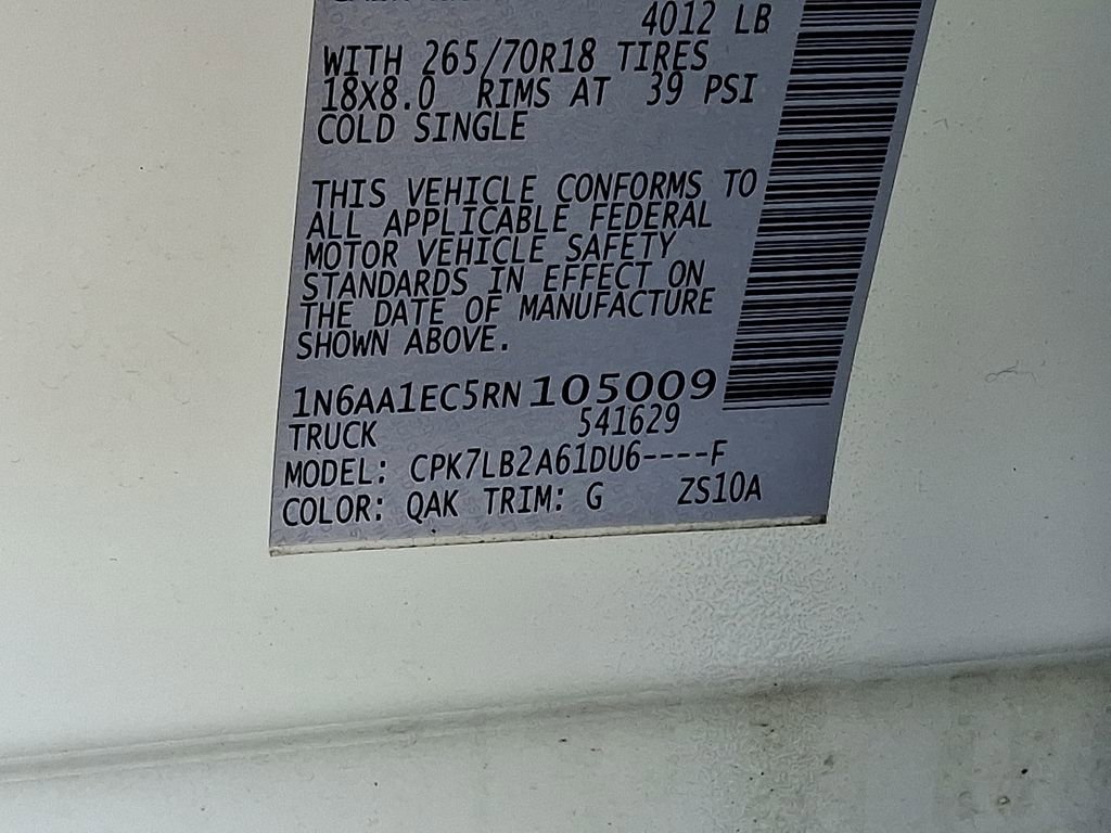 Used 2024 Nissan Titan SV w/ Accessory Utility Package image 27