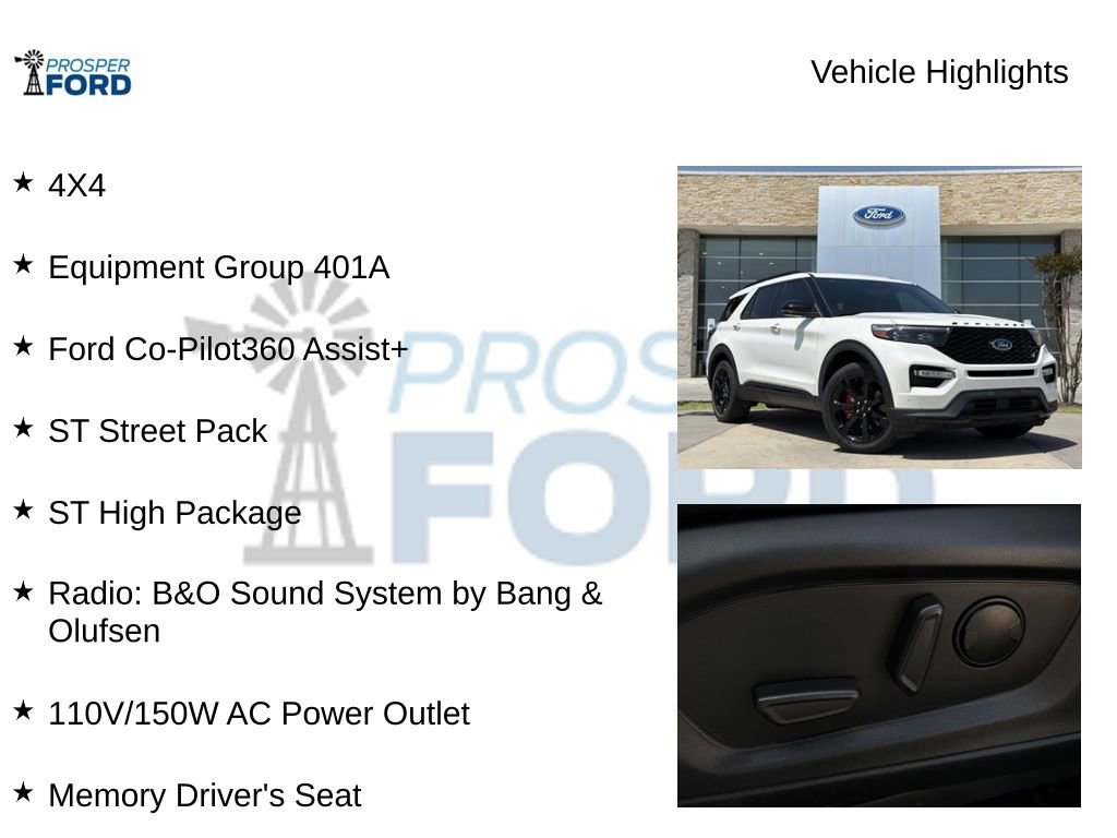 Used 2023 Ford Explorer ST w/ Equipment Group 401A AWD/4WD image 5