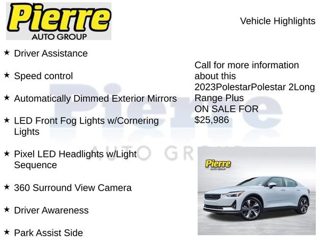 Used 2023 Polestar Polestar 2 w/ Pilot Pack AWD/4WD image 22