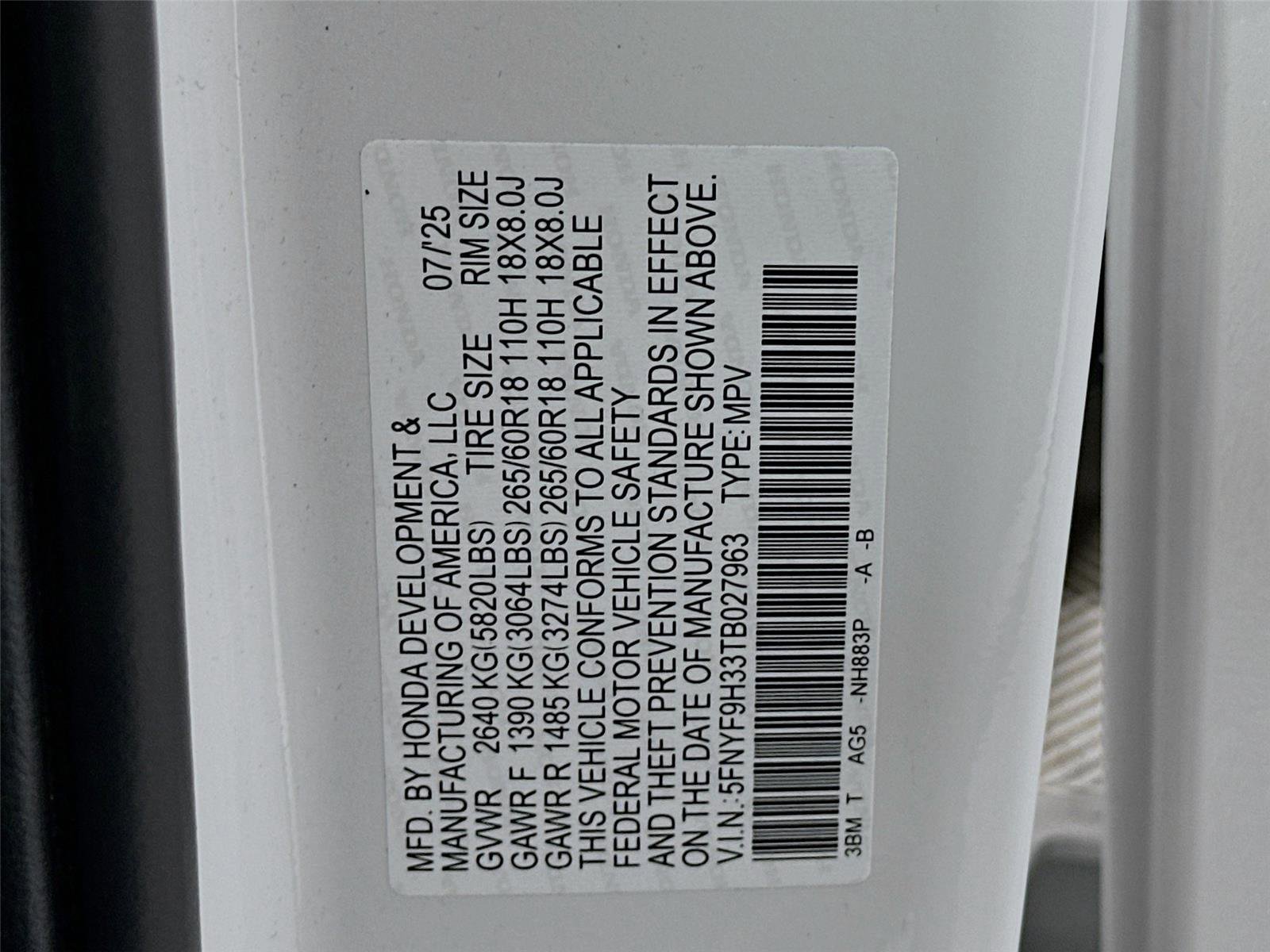 Certified 2026 Honda Passport RTL image 23