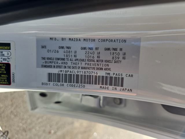 New 2026 MAZDA MAZDA3 2.5 S Sedan w/ Preferred Pkg image 36