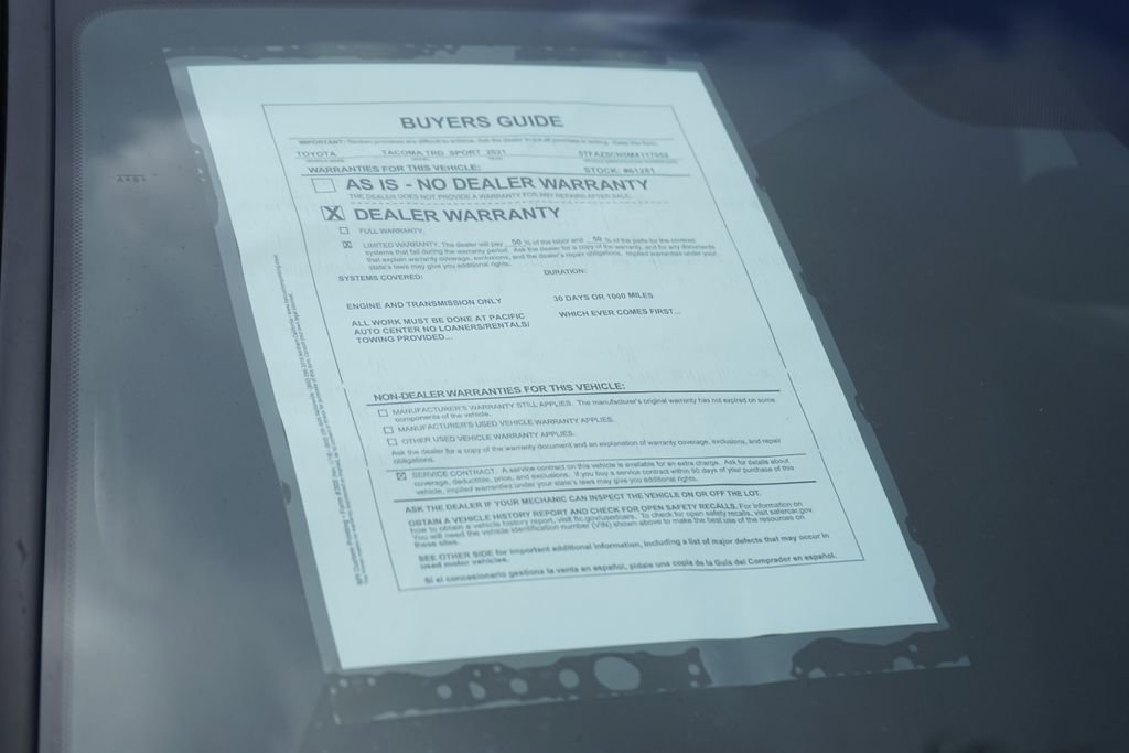 Used 2021 Toyota Tacoma TRD Sport image 50