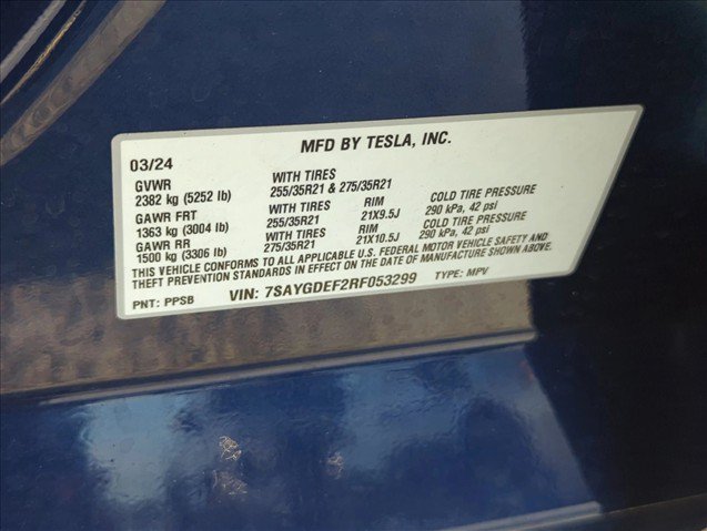Used 2024 Tesla Model Y Performance AWD/4WD image 27