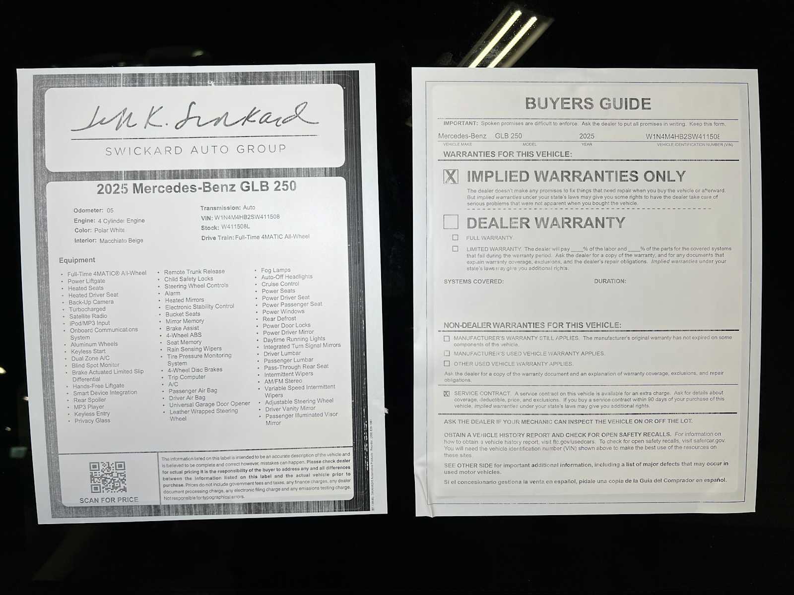 Used 2025 Mercedes-Benz GLB 250 4MATIC image 42