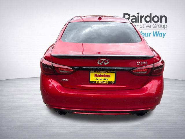 Used 2021 INFINITI Q50 Red Sport 400 w/ Proactive Package AWD/4WD image 6