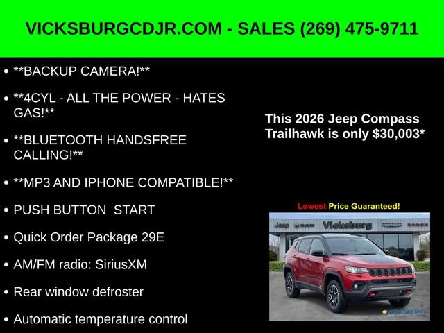New 2026 Jeep Compass Trailhawk image 5