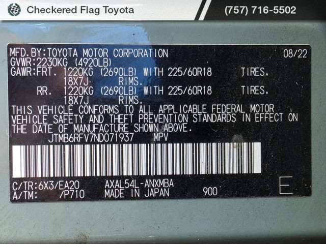 Used 2022 Toyota RAV4 XLE Premium AWD/4WD image 23