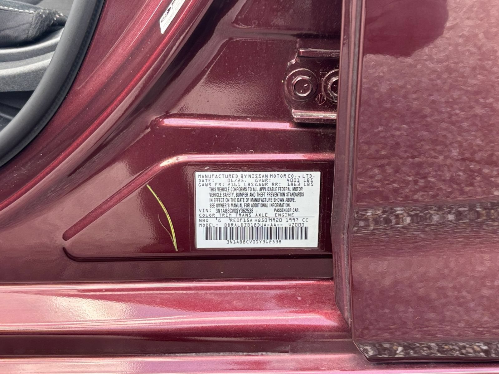 Used 2025 Nissan Sentra SV FWD image 22