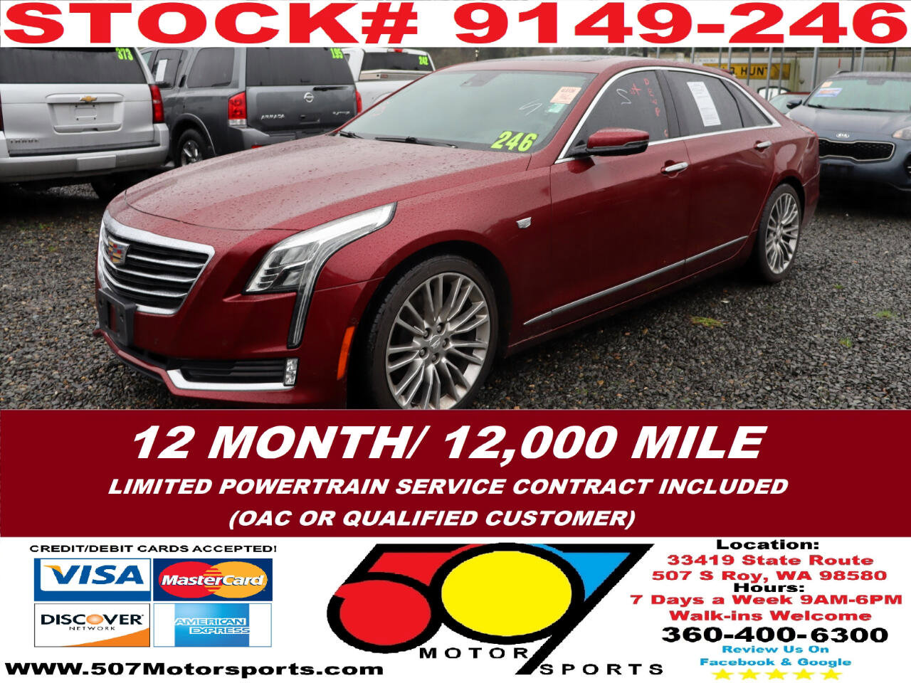 Used 2017 Cadillac CT6 Premium Luxury w/ Active Chassis Package