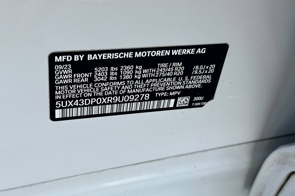 Used 2024 BMW X3 sDrive30i w/ Premium Package RWD image 36