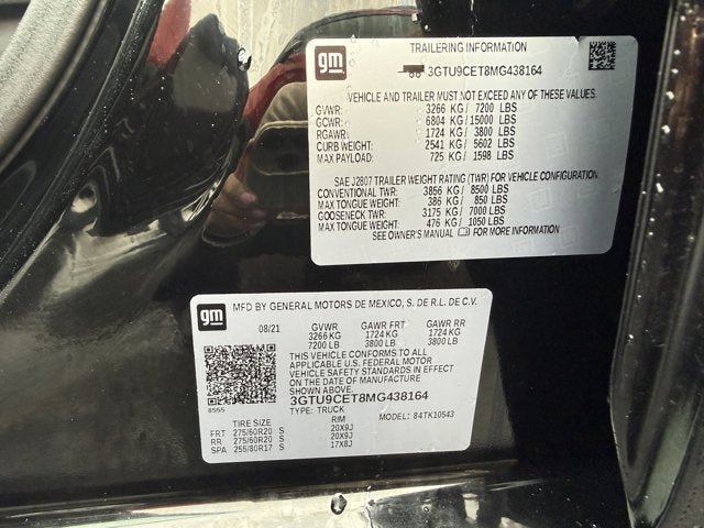 Used 2021 GMC Sierra 1500 Elevation w/ LPO, Elevation Black Package image 31