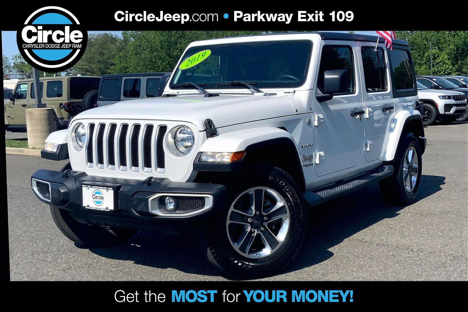 Used 2019 Jeep Wrangler Unlimited Sahara w/ Safety Group AWD/4WD 360° Tour