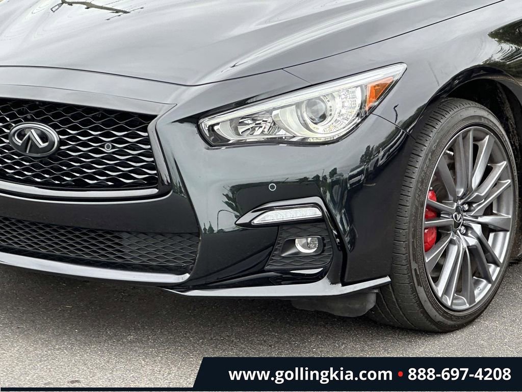 Used 2023 INFINITI Q50 Red Sport 400 w/ Black Opal Edition AWD/4WD image 6