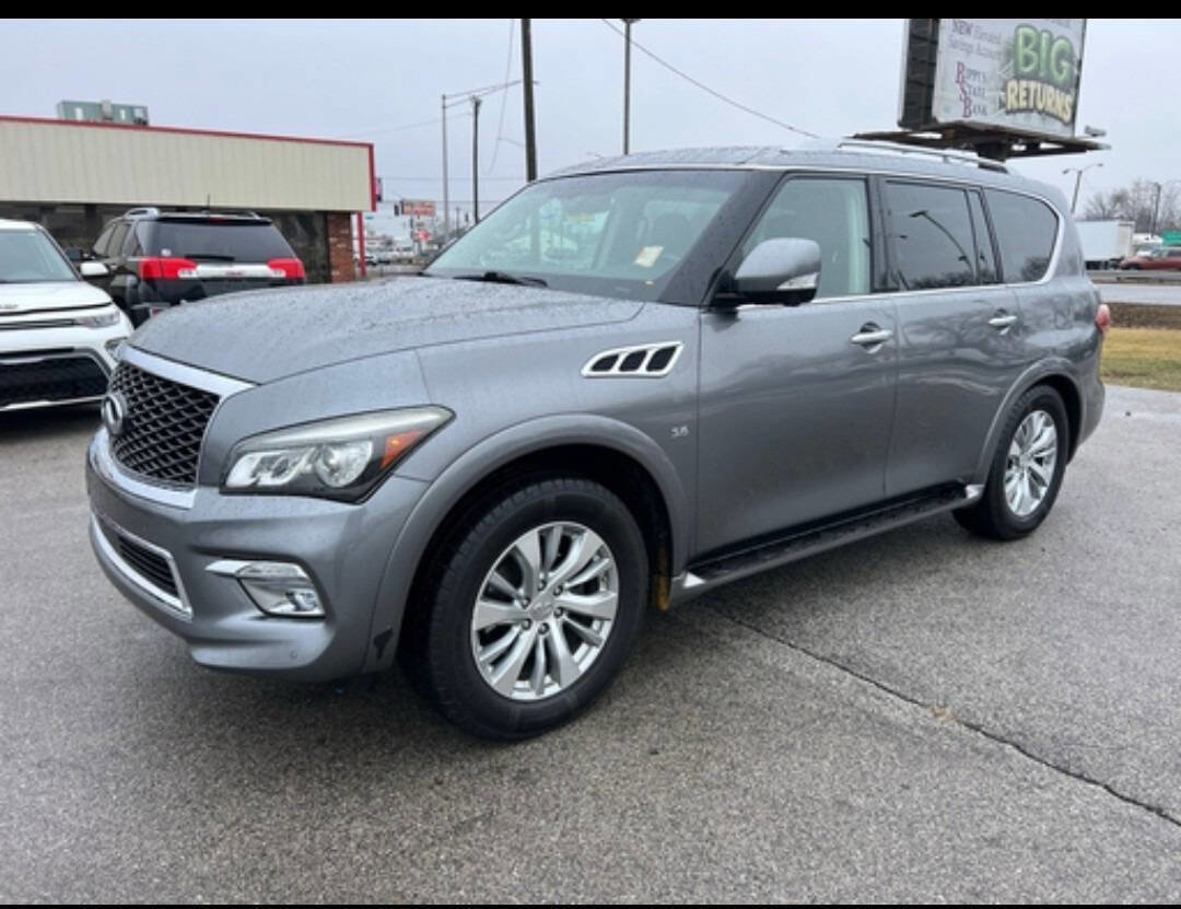 Used 2017 INFINITI QX80 Base AWD 4dr SUV image 1