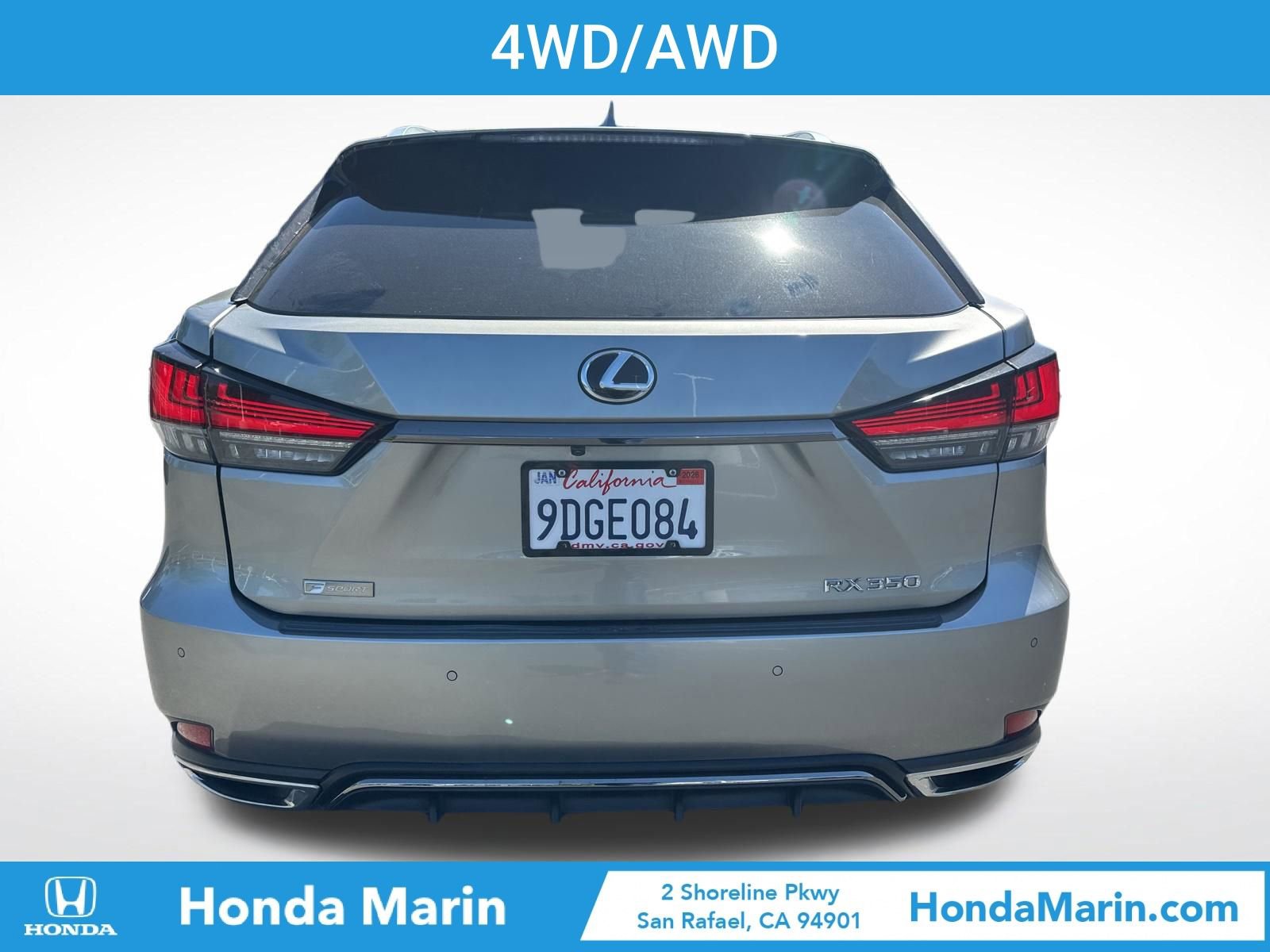 Used 2020 Lexus RX 350 F Sport w/ Accessory Package image 7