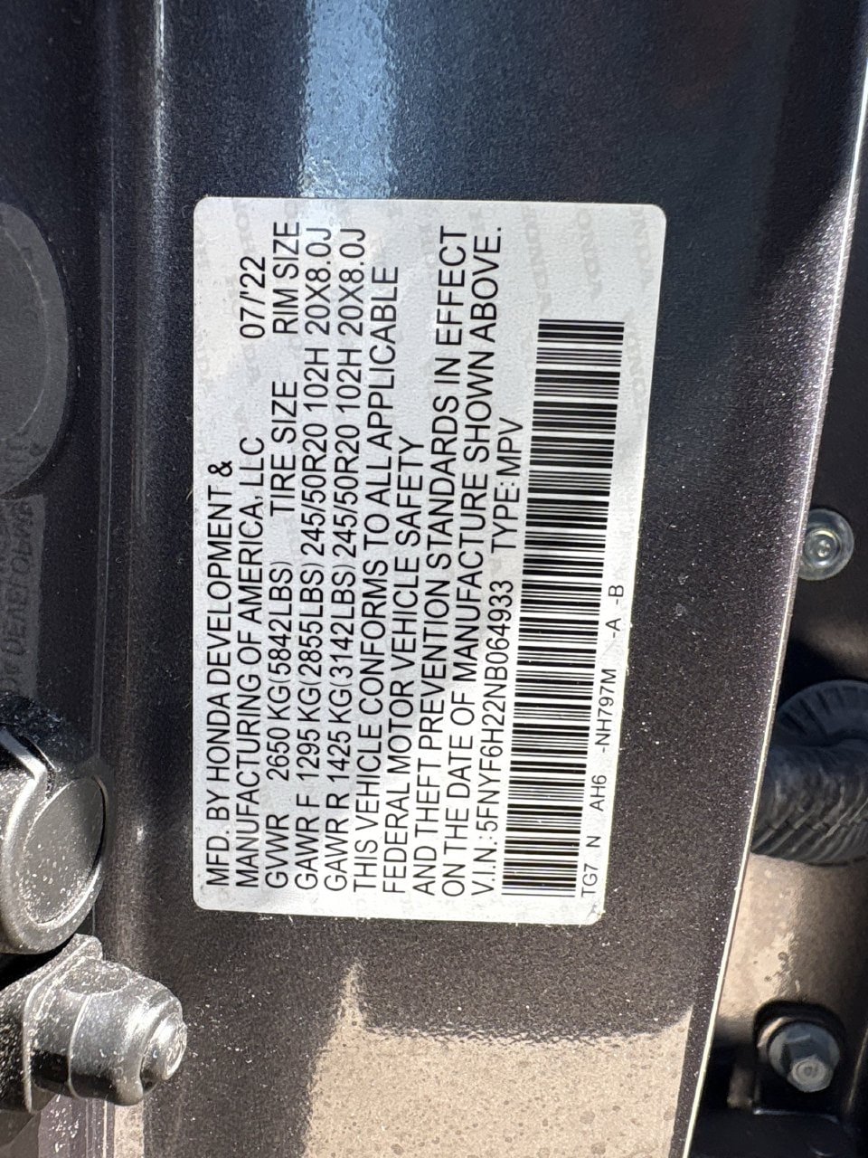 Used 2022 Honda Pilot Special Edition image 33