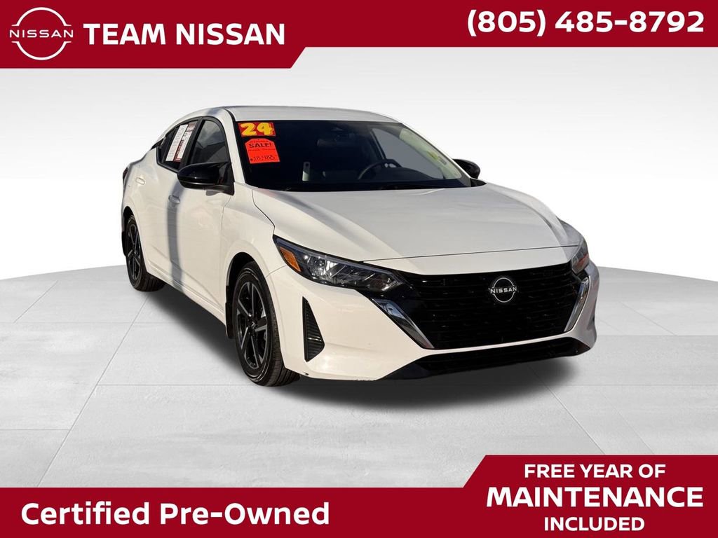 Certified 2024 Nissan Sentra SV w/ All-Weather Package image 1