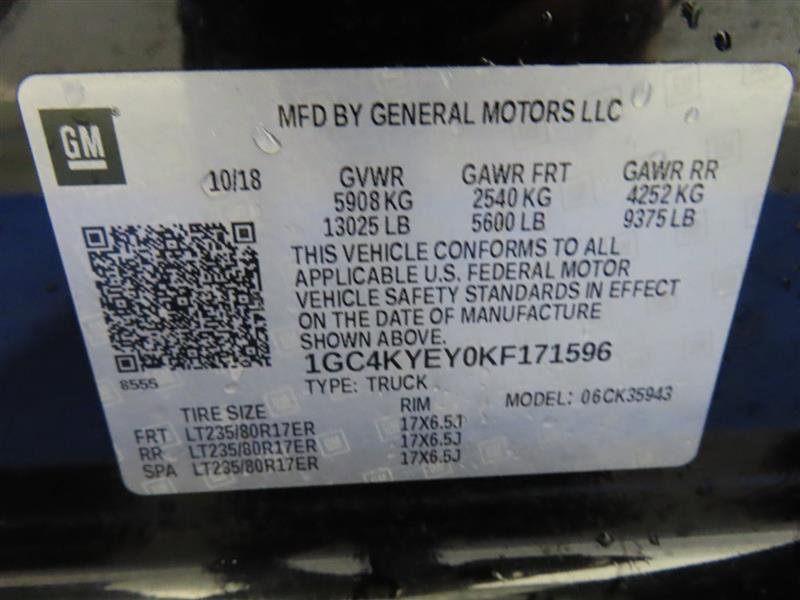 Used 2019 Chevrolet Silverado 3500 High Country w/ Duramax Plus Package image 30