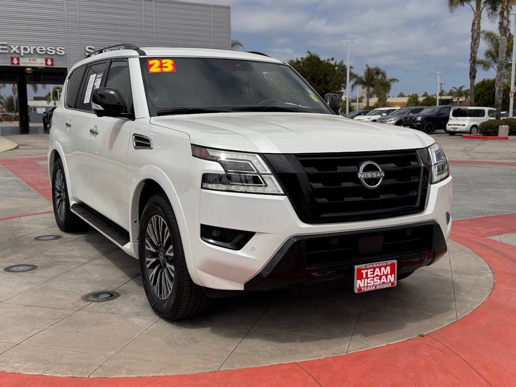 Certified 2023 Nissan Armada SL w/ Midnight Edition Package RWD image 2