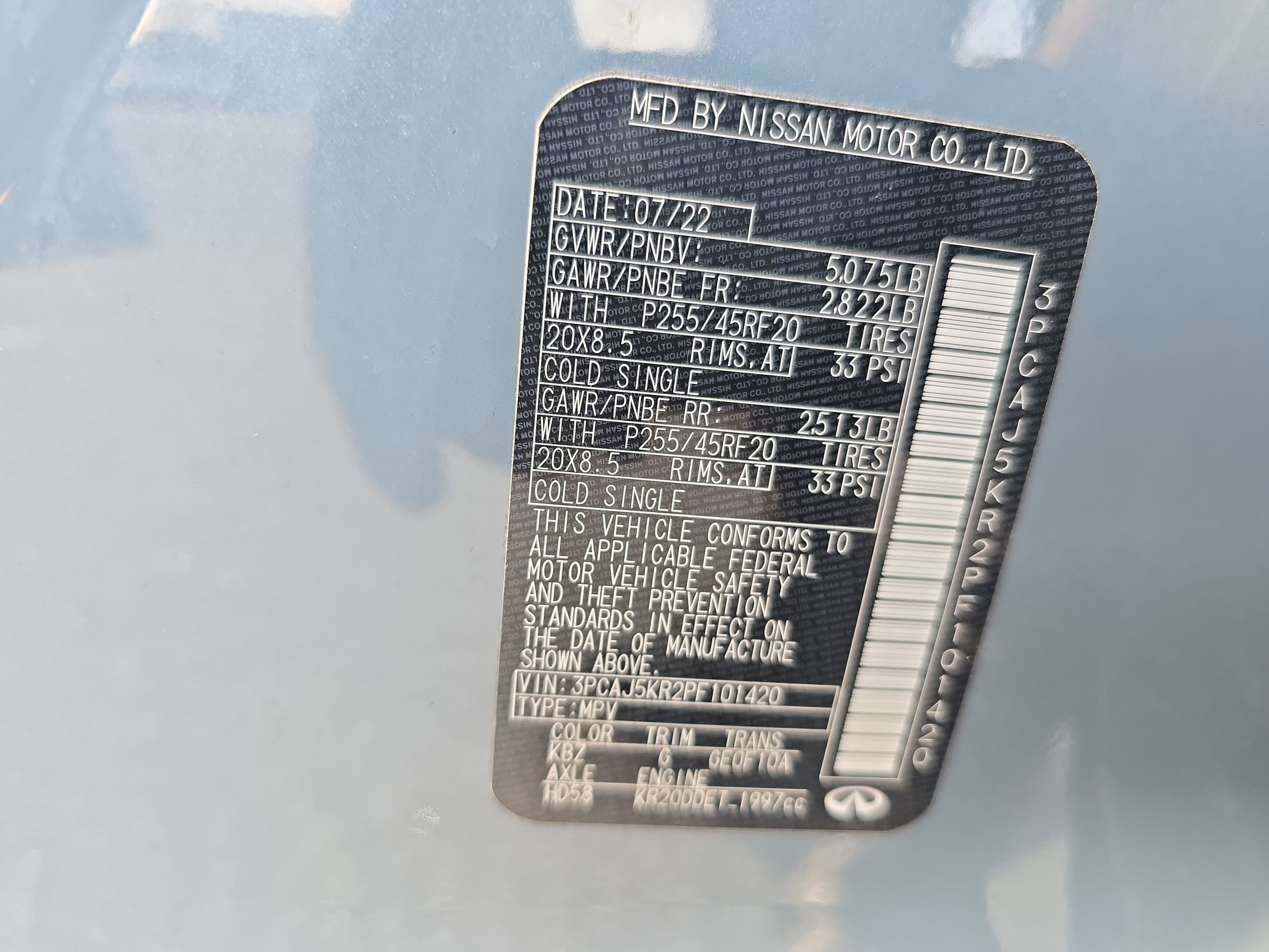 Used 2023 INFINITI QX55 Essential image 34