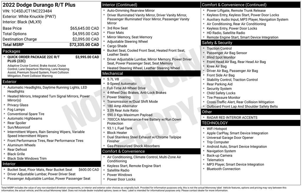 Used 2022 Dodge Durango R/T image 14