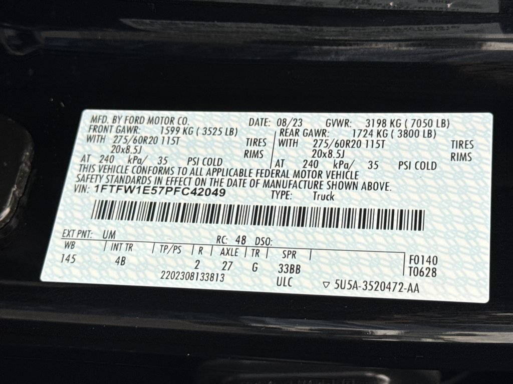 Used 2023 Ford F150 XLT w/ Equipment Group 302A High AWD/4WD image 37