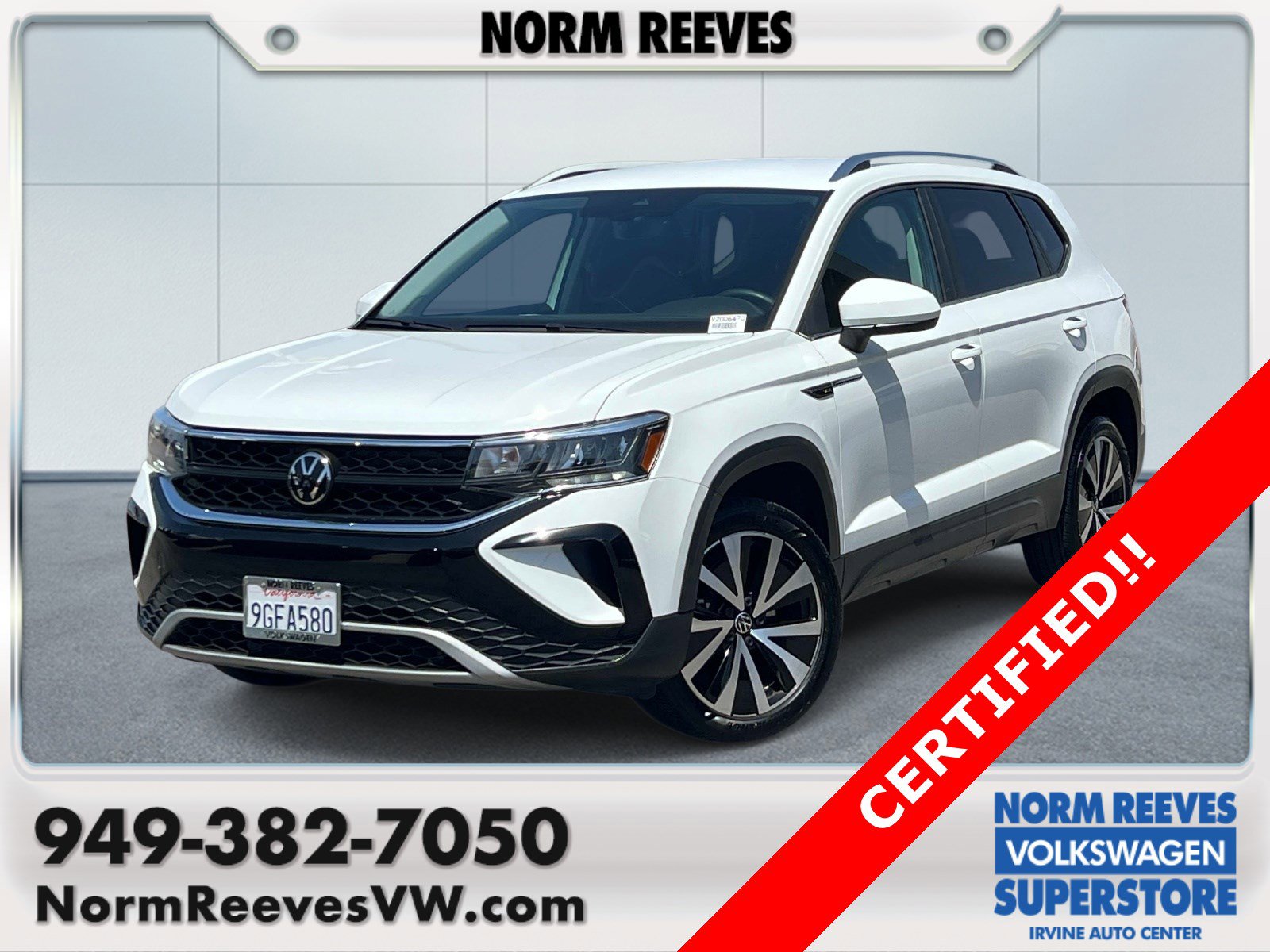Certified 2023 Volkswagen Taos SE