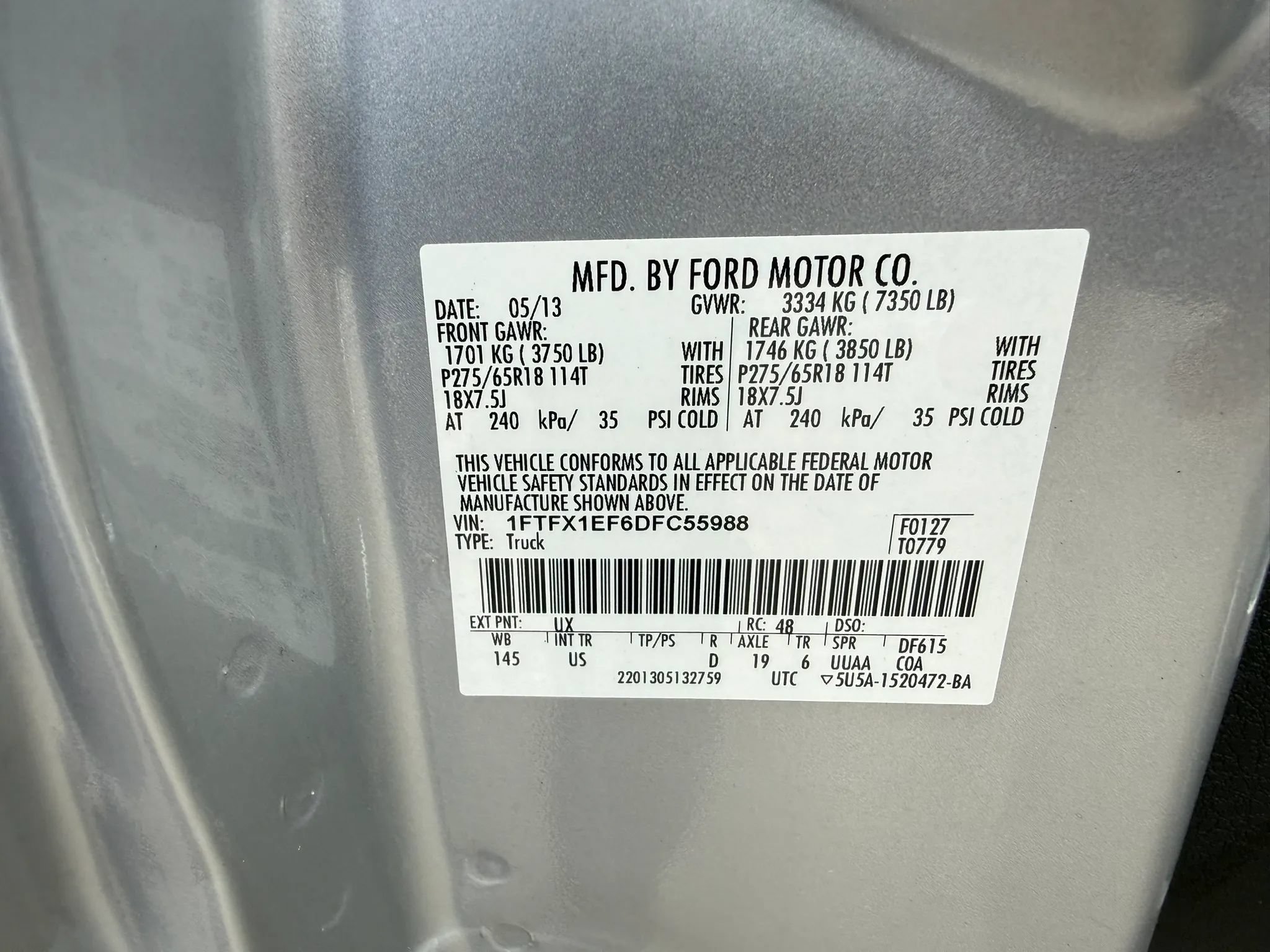 Used 2013 Ford F150 XLT w/ Luxury Equipment Group AWD/4WD image 33