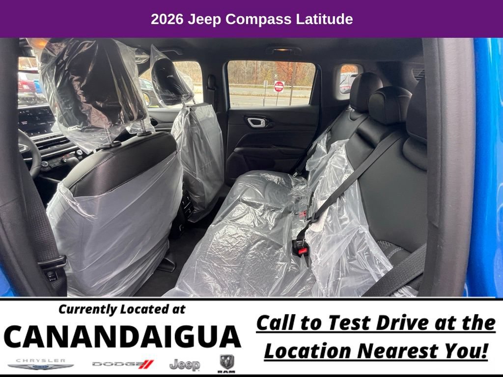 New 2026 Jeep Compass Latitude w/ Quick Order Package 29K AWD/4WD image 13