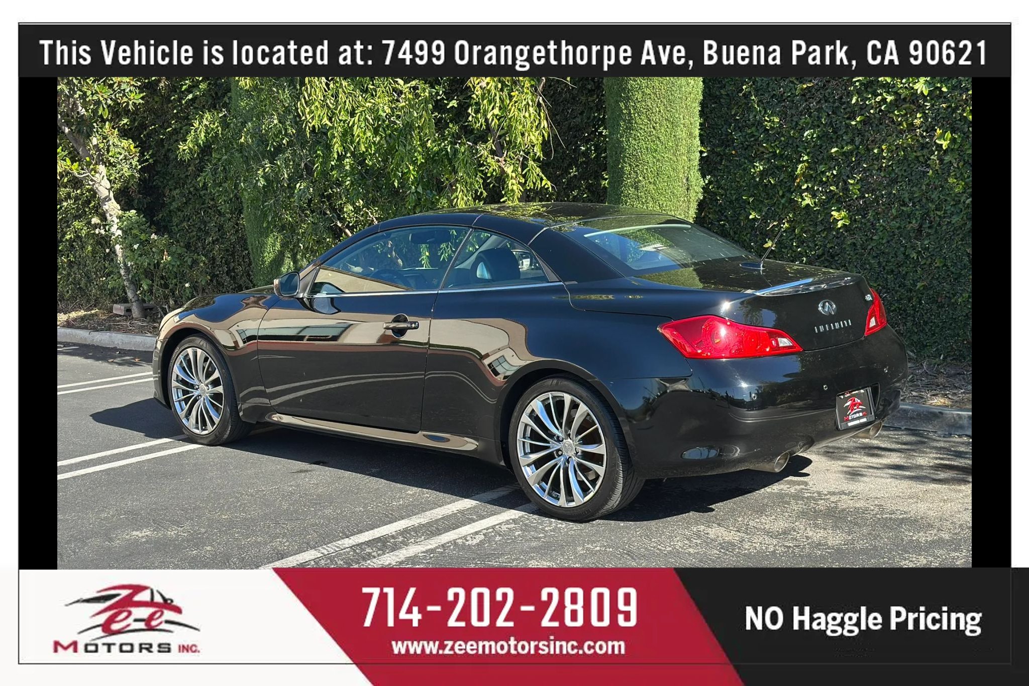 Used 2012 INFINITI G37 Convertible w/ Premium Pkg RWD image 9