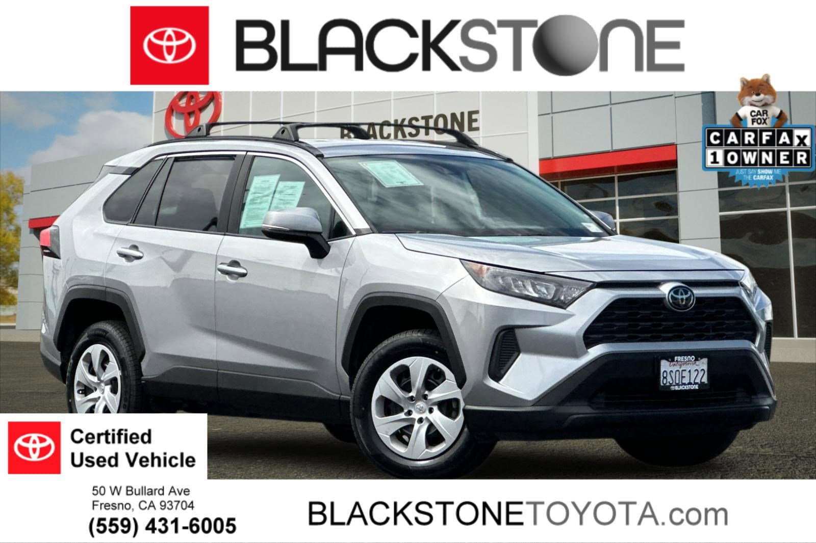 Certified 2020 Toyota RAV4 LE w/ All Weather Liner Package FWD image 1