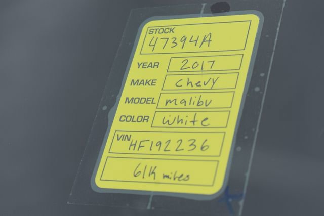 Certified 2017 Chevrolet Malibu LT w/ LPO, Convenience Package 2 image 34