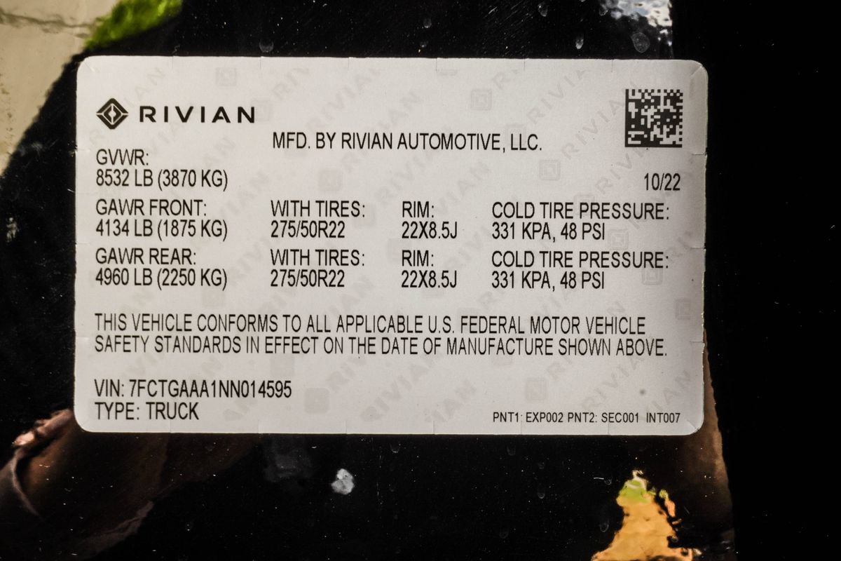 Used 2022 Rivian R1T Adventure AWD/4WD image 40