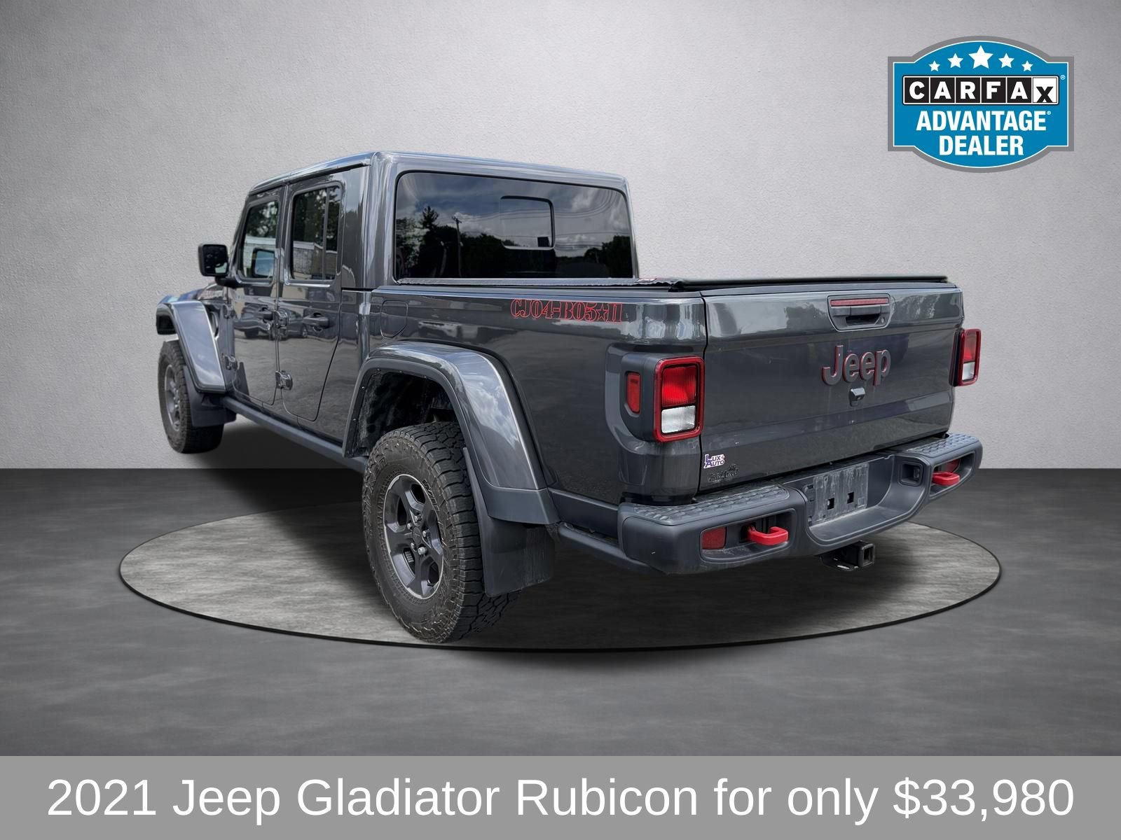 Used 2021 Jeep Gladiator Rubicon w/ Trailer Tow Package AWD/4WD image 3