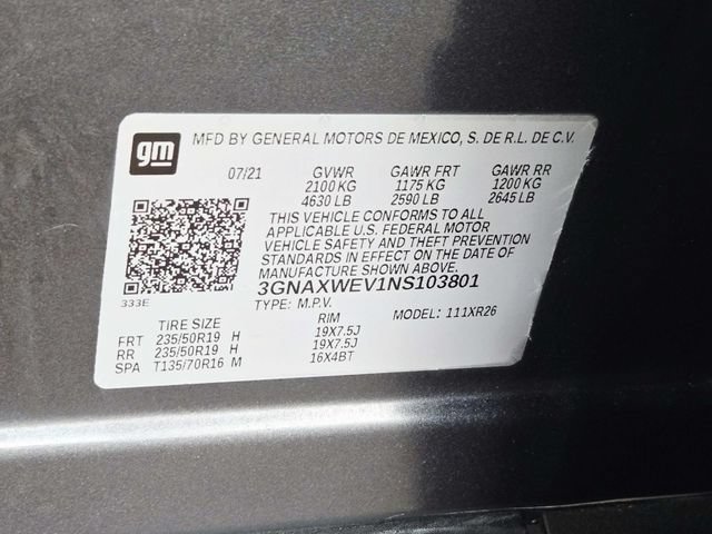 Certified 2022 Chevrolet Equinox RS AWD/4WD image 34