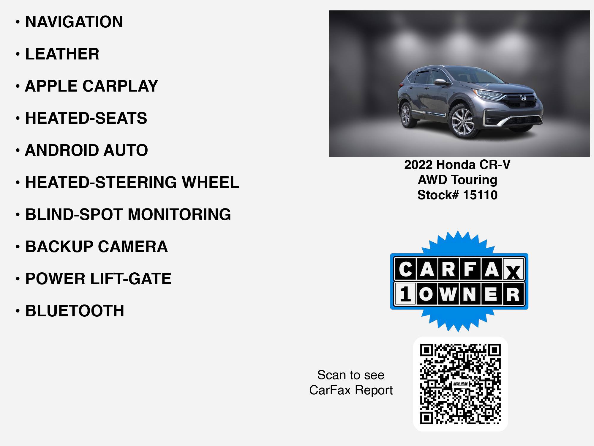 Used 2022 Honda CR-V Touring image 38
