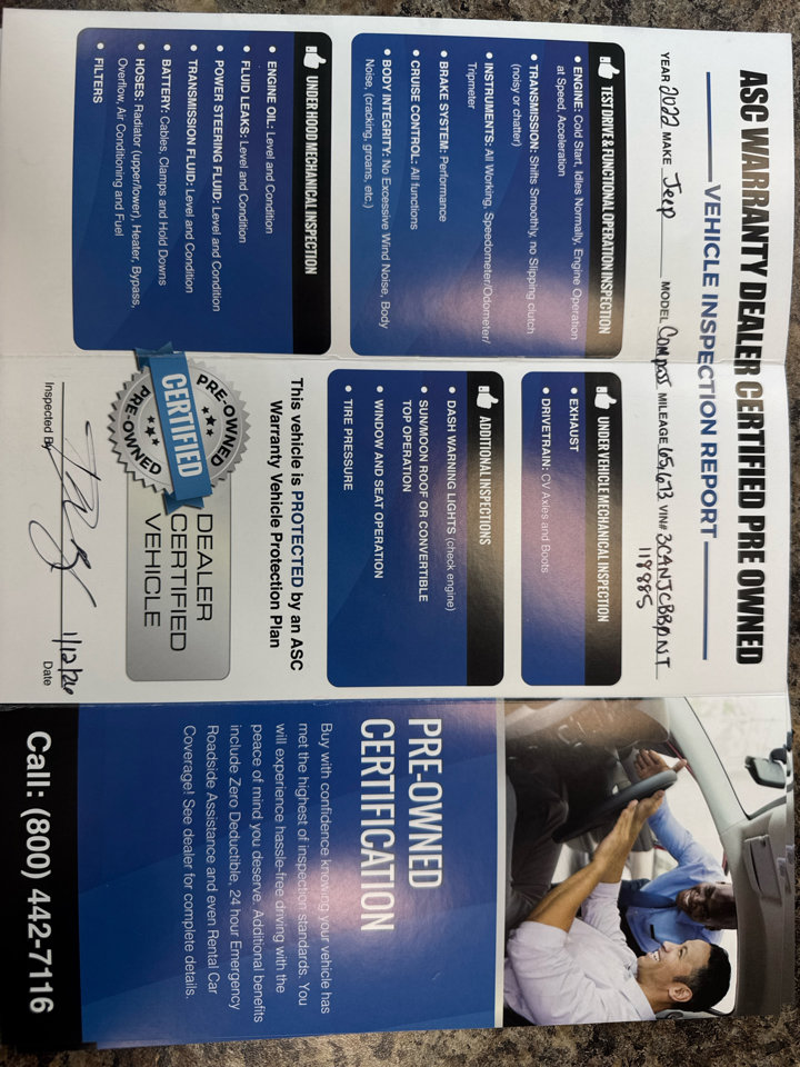 Used 2022 Jeep Compass Latitude w/ Convenience Group image 50