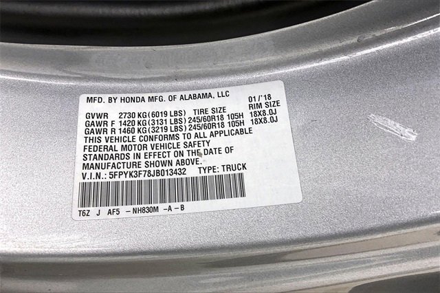 Used 2018 Honda Ridgeline RTL-E image 33