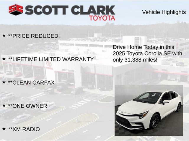 Used 2025 Toyota Corolla SE FWD image 12