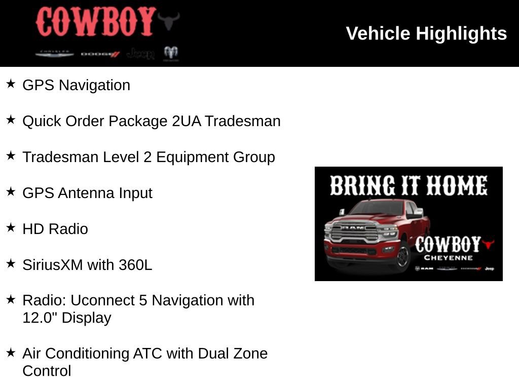 New 2026 RAM 2500 Tradesman AWD/4WD image 4