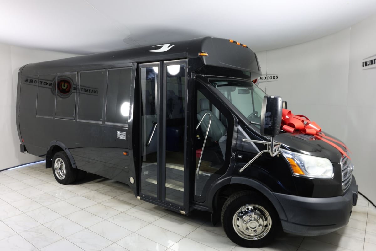 Used 2015 Ford Transit 350 156 DRW w/ Shuttle Bus Prep Package