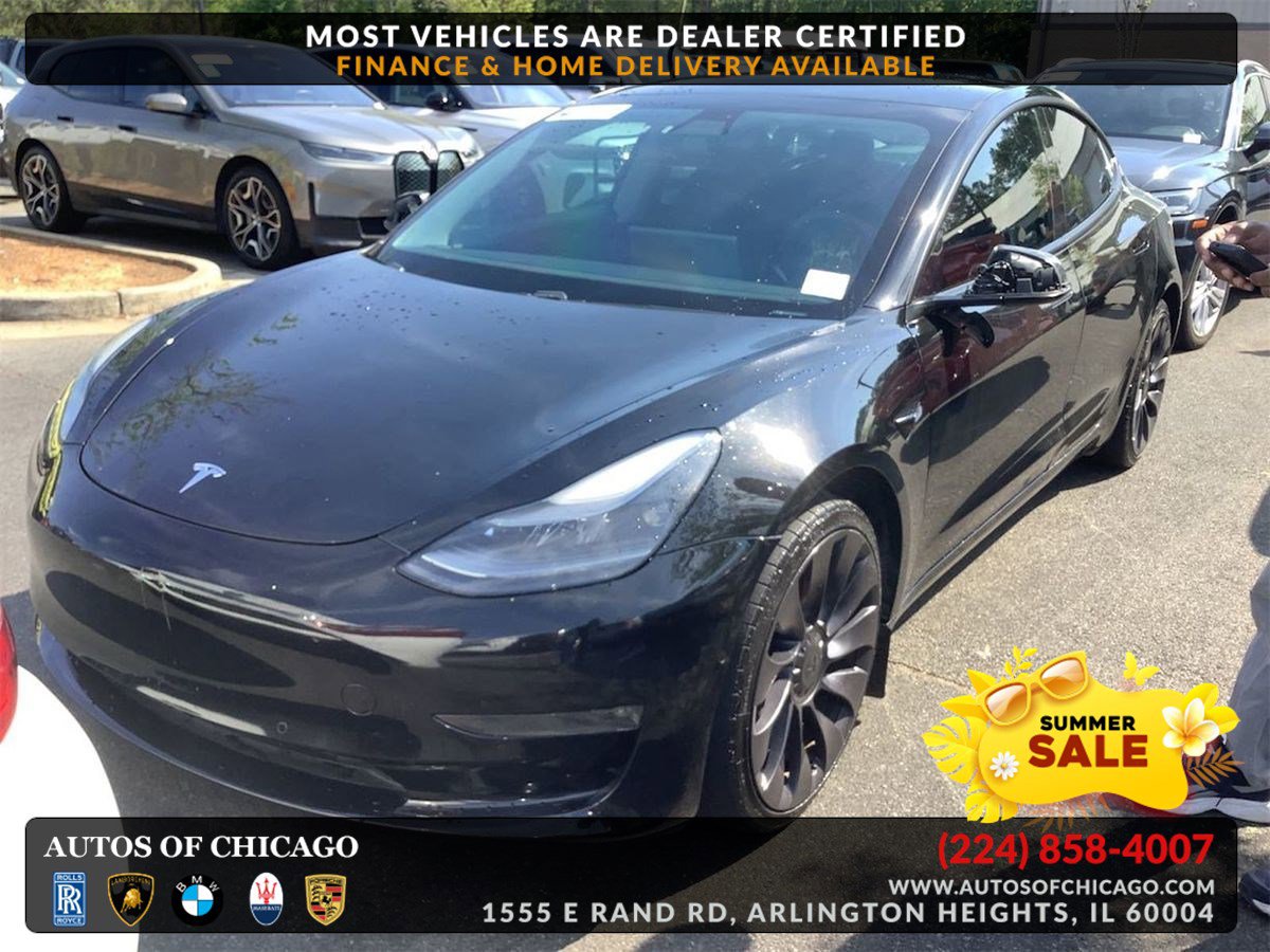 Used 2021 Tesla Model 3 Performance AWD/4WD image 1