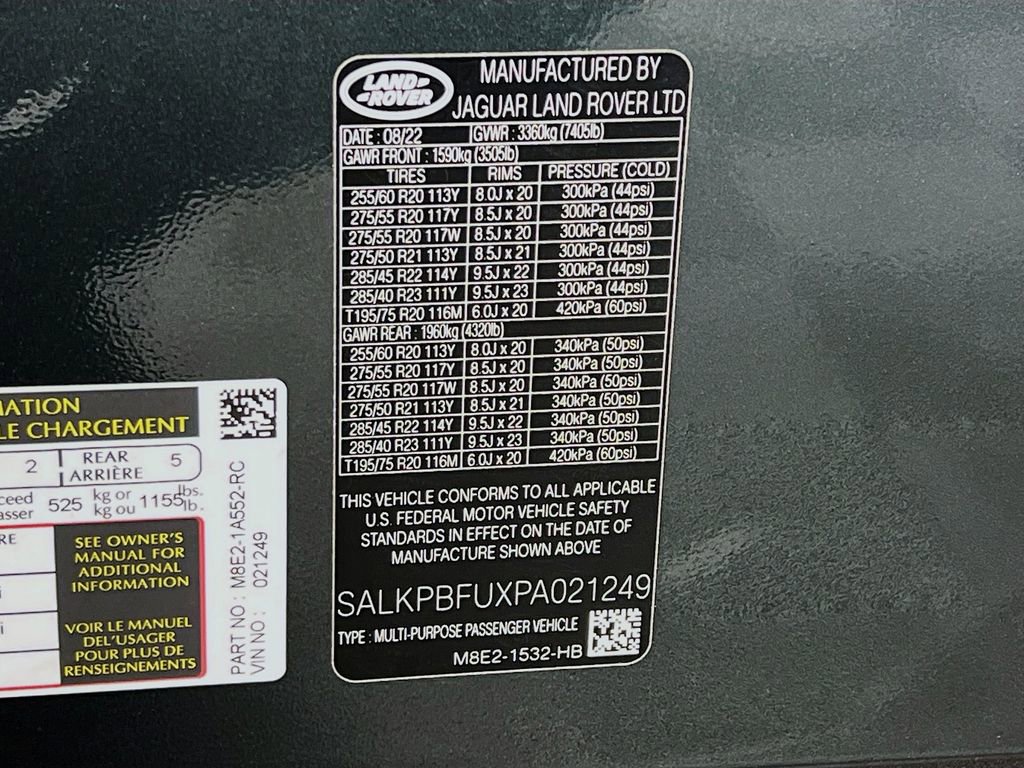 Used 2023 Land Rover Range Rover Long Wheelbase SE AWD/4WD image 35