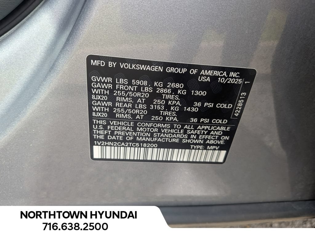 Used 2026 Volkswagen Atlas SE AWD/4WD image 38