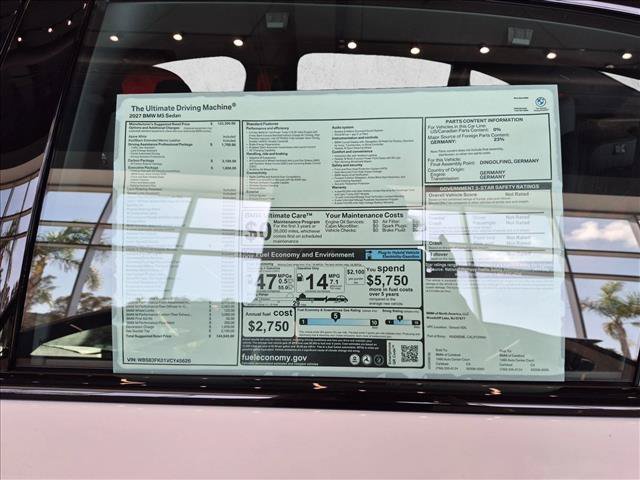 New 2027 BMW M5 w/ Carbon Package AWD/4WD image 14
