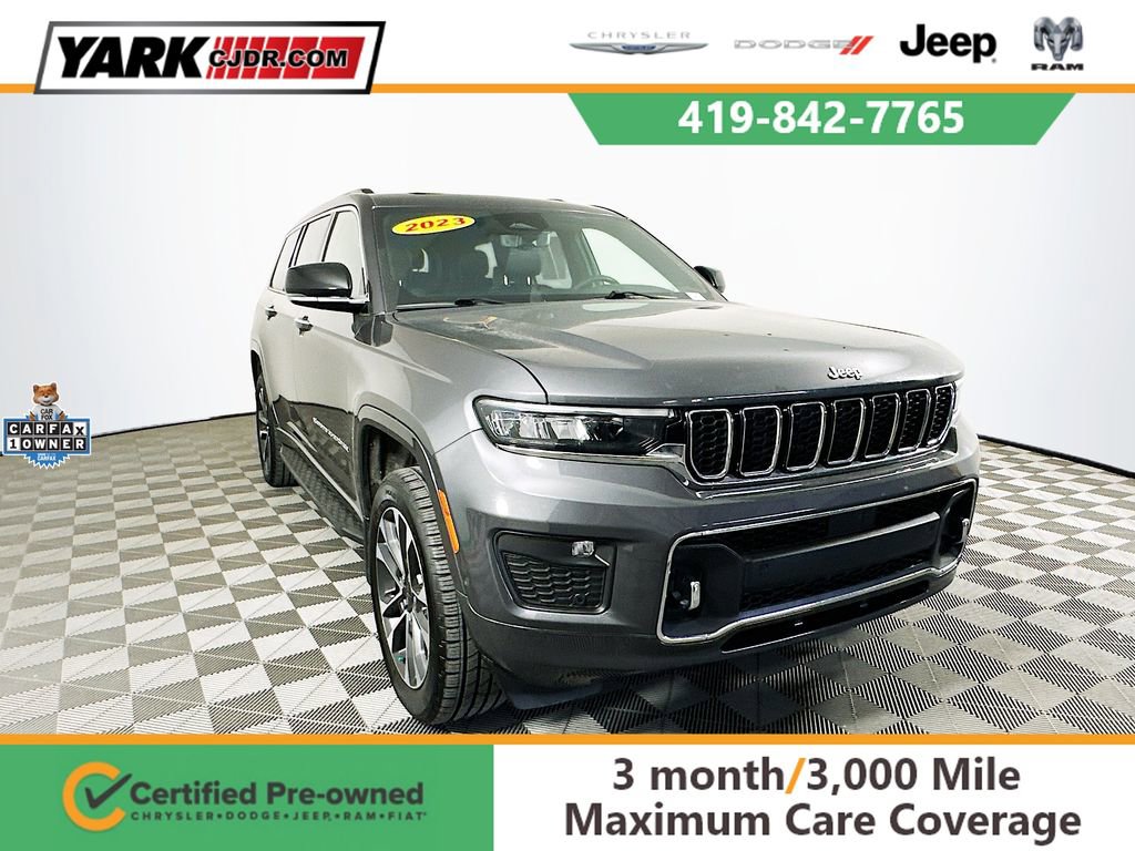 Certified 2023 Jeep Grand Cherokee L Overland w/ Luxury Tech Group IV image 1
