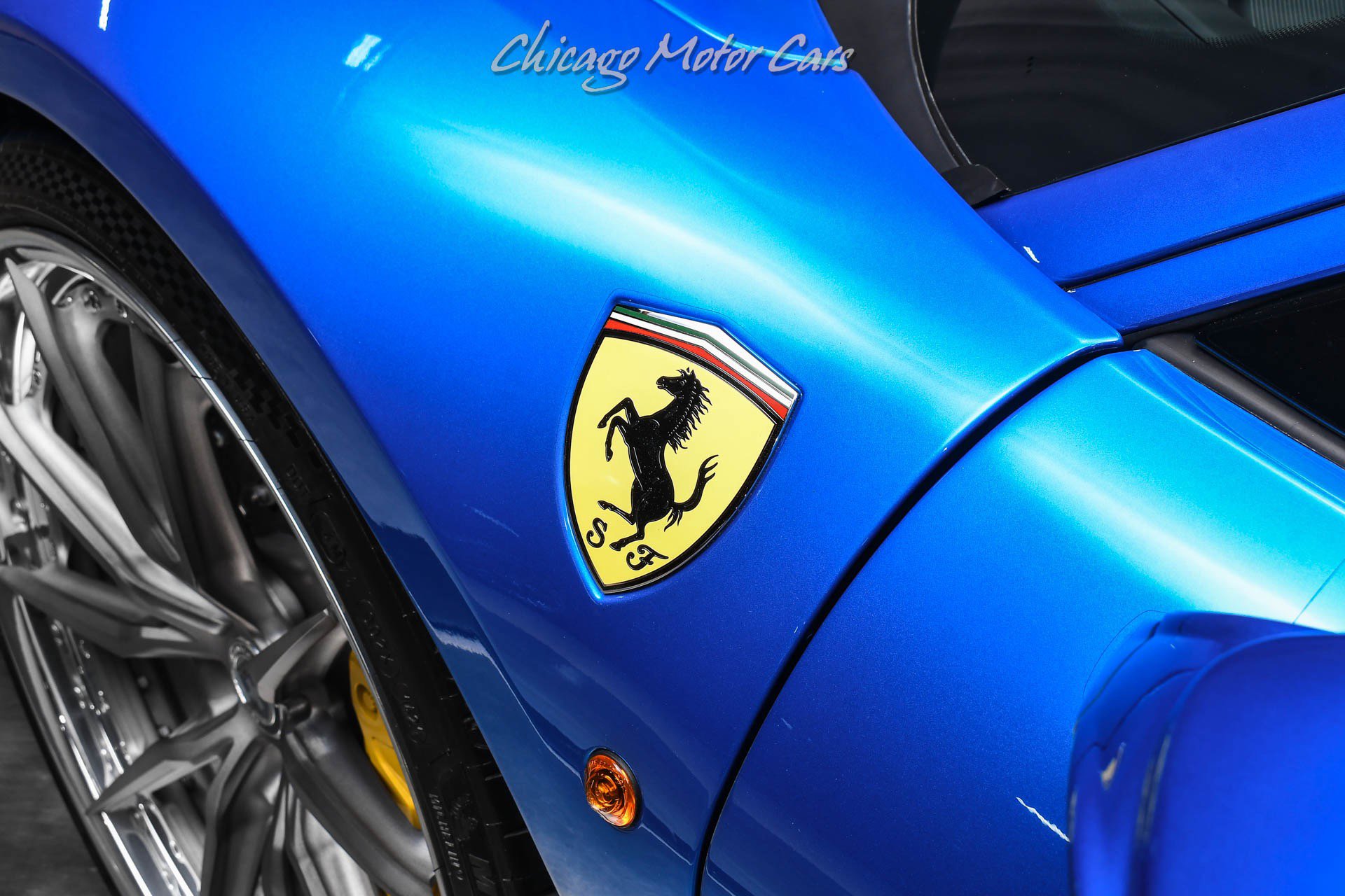 Used 2020 Ferrari 488 Pista Coupe Blu Corsa HRE Wheels Ful image 32